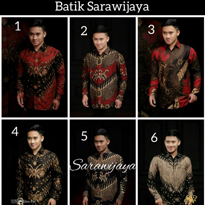 Baju Batik Pria Lengan Panjang Kemeja Batik Pria Seragam Batik Baju Batik Kondangan Seragam Nikahan