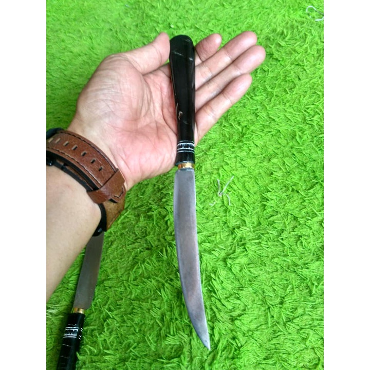 Pisau Dapur Galonggong Daging Sayur Buah Gagang Tanduk Kerbau Khas Tasikmalaya Premium Grade A dan B