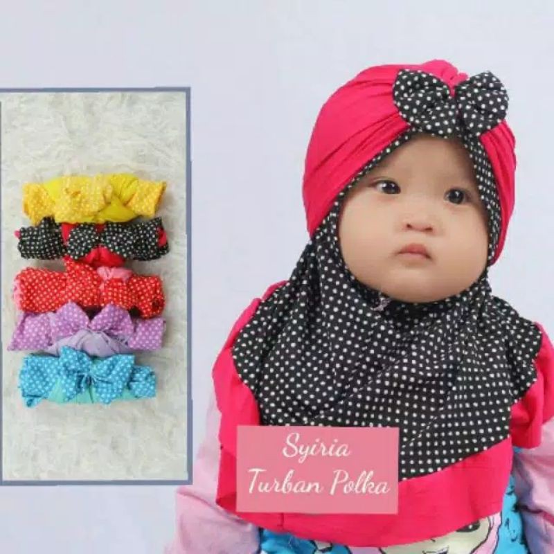 jilbab hijab anak bayi turban amanda