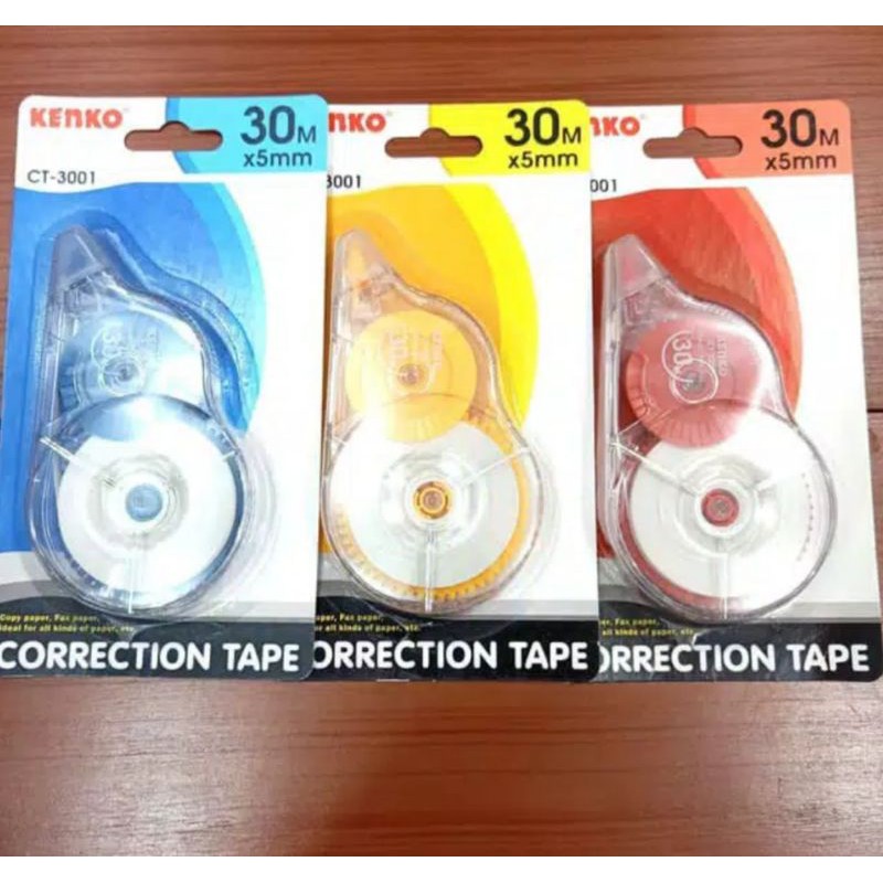 

correction tape/tip ex kertas kenko CT3001 30Mx5MM
