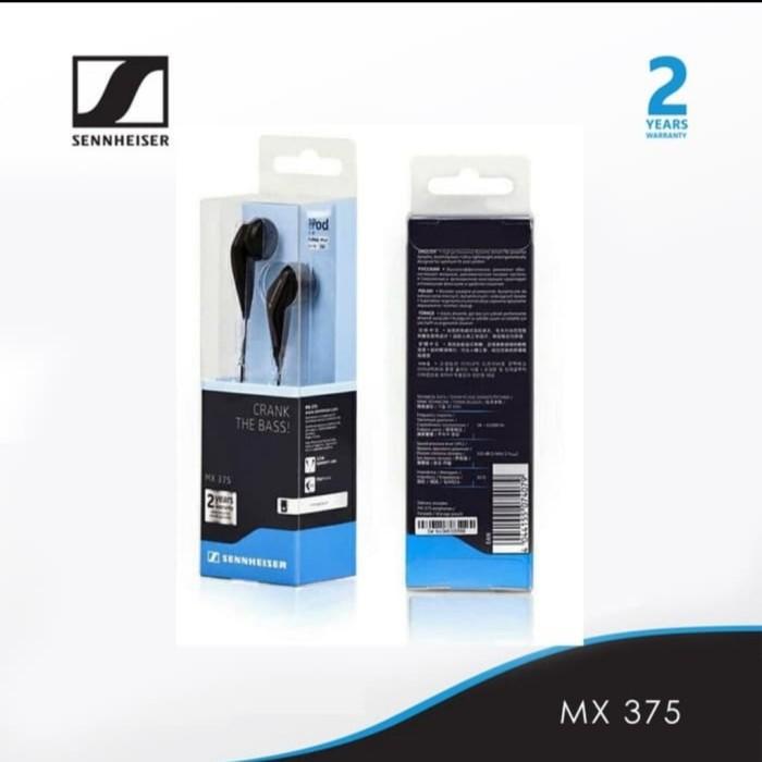 Earphone | Headset Sennheiser Earphone Tipe Mx 375 Original