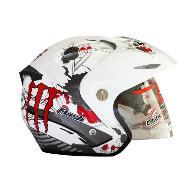 GP DIABLO MONSTER WHITE RED M,L,XL