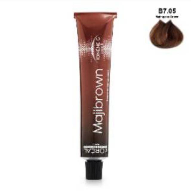50 ML L'Oreal Majibrown B7.05 Hair Color Mahogani Brown / Cat Rambut L'oreal / Loreal Majibrown