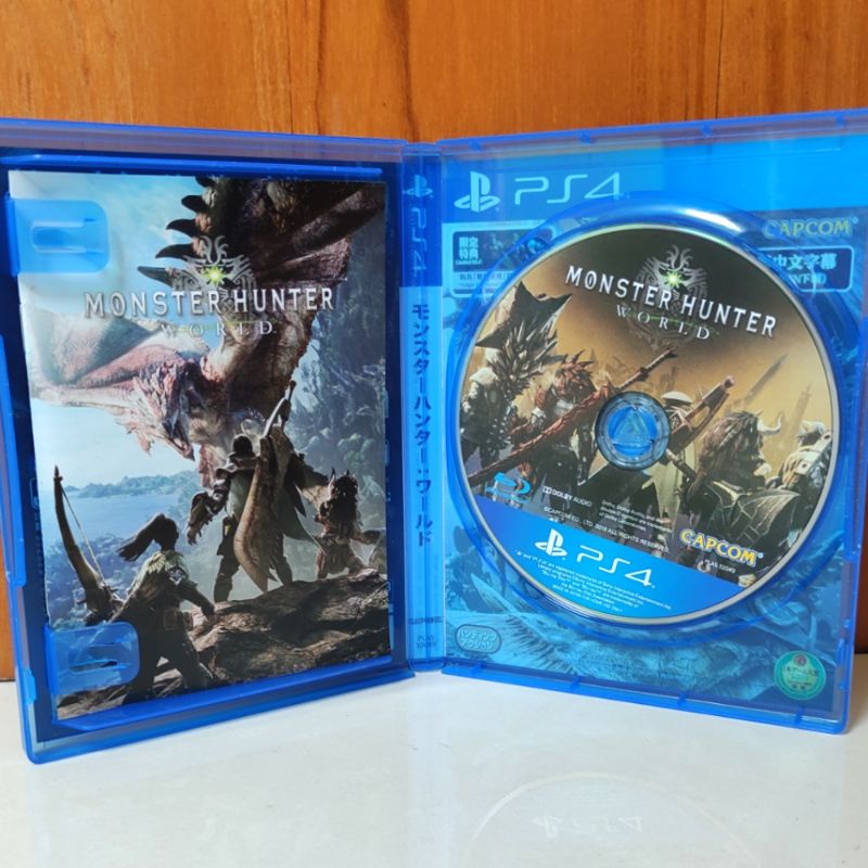 Monster Hunter World PS4 Kaset MHW Monsterhunter Worlds CD BD Game PS 4 5 Playstation Games Ps4 Ps5 Monsters Iceborne Ice borne Region 3 Asia Reg