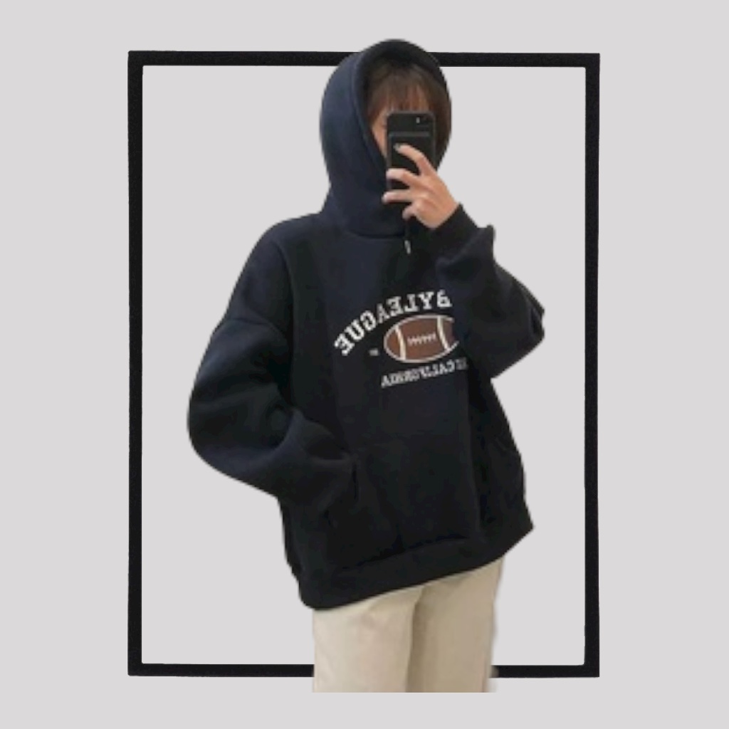 SWEATER_ID Hoodie Jumper Rugby Leagua Bordir Pria Wanita M L XL XXL