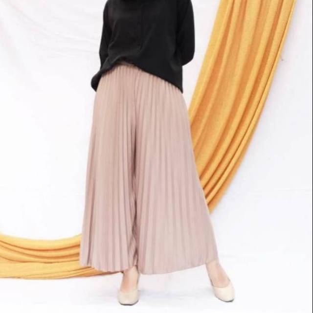 Kulot Plisket Hyget Premium Shopee Indonesia Kulot Plisket Hyget Premium Shopee Indonesia
