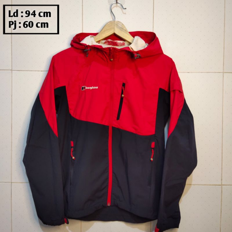 BERGHAUS preloved branded jaket pria wanita cewek cowok thrift pl bekas second jacket parasut outdoo