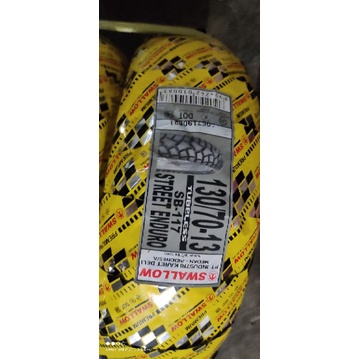 Ban luar Nmax belakang 130/70-13 tubeless merk Swallow