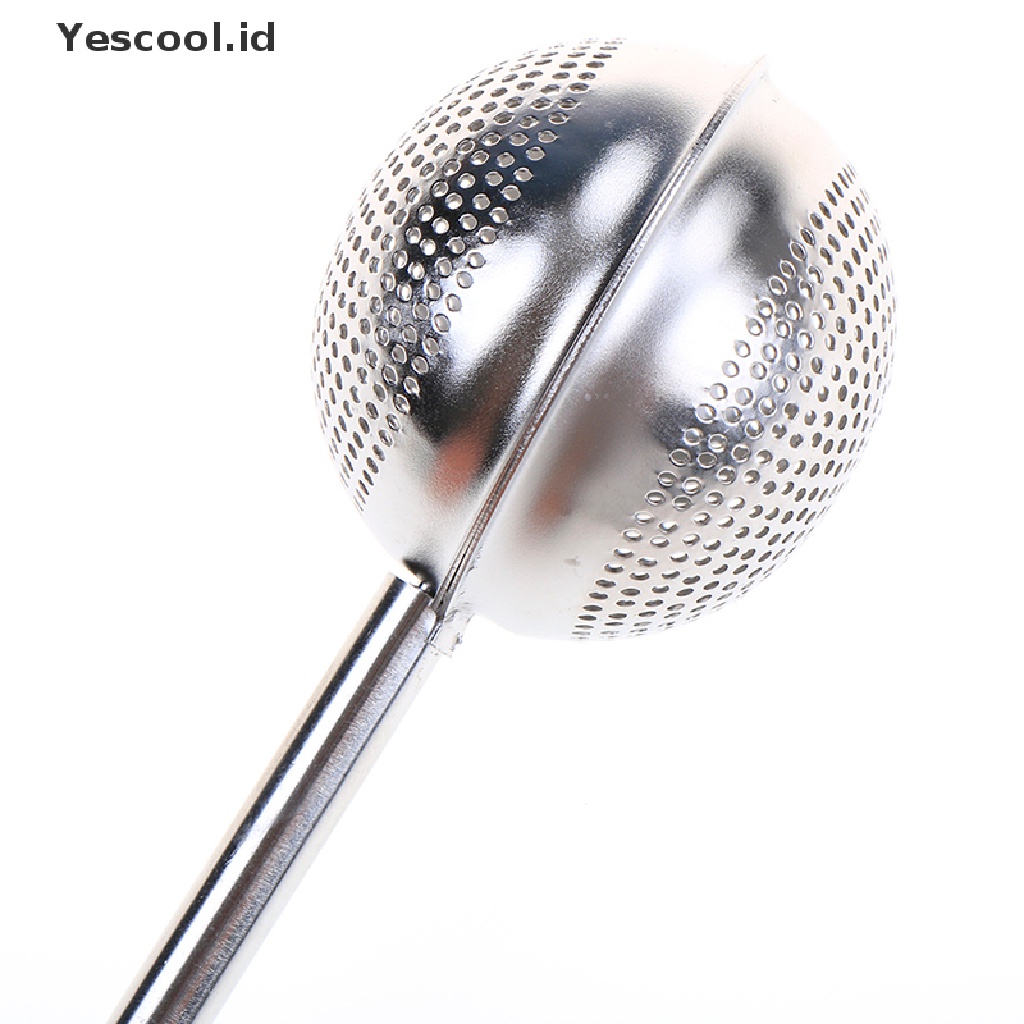 【Yescool】 Stainless Steel Locking Spice Tea Ball Strainer Mesh Infuser tea strainer .