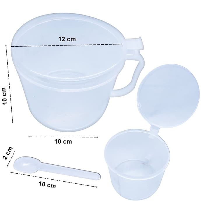 VOM Seasoning Container Set 3in1 - Tempat Bumbu Plastik Serbaguna 0665