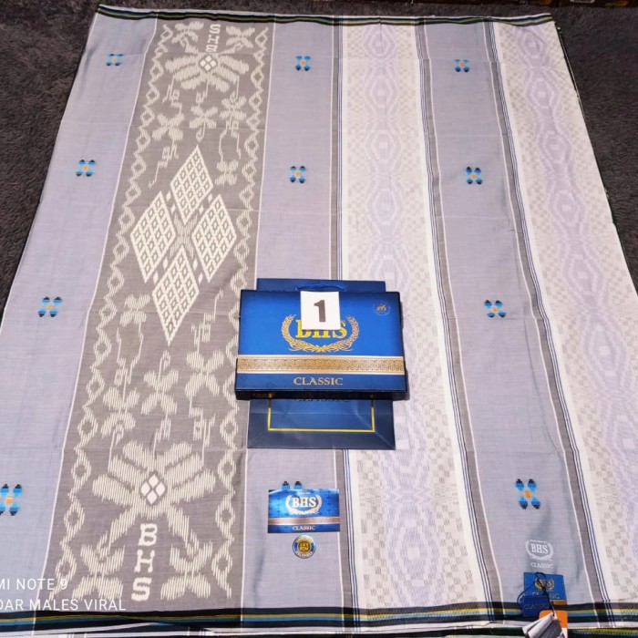 sarung tenun sutra BHS CLASSIC GOLD TYPE : SKT RTM / RITMIX - motif 5