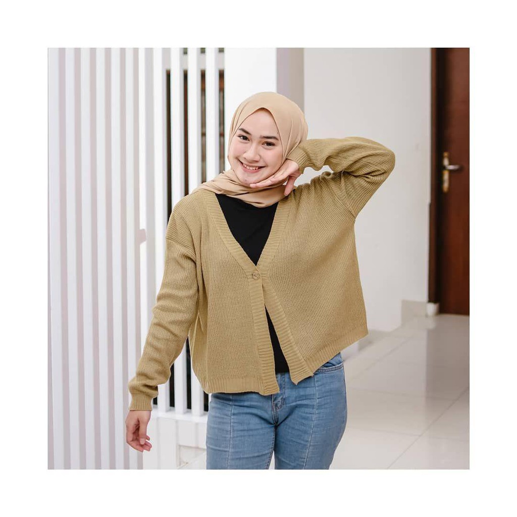 Nara Grosir - Luna Knitted Cardy | Cardigan Wanita