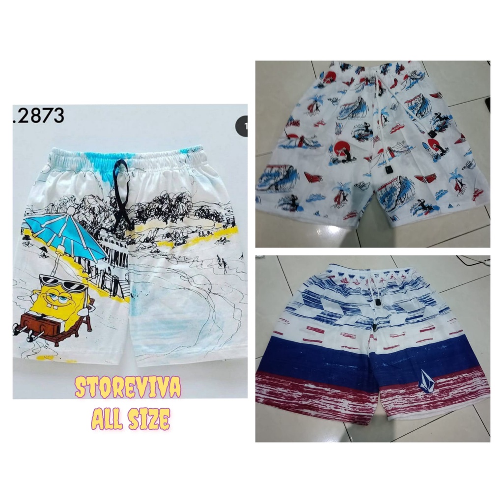 CELANA PENDEK BOXER / CELANA SURFING DISTRO / CELANA PANTAI KOLOR RENANG PRIA / WANITA REMAJA DEWASA PART 2