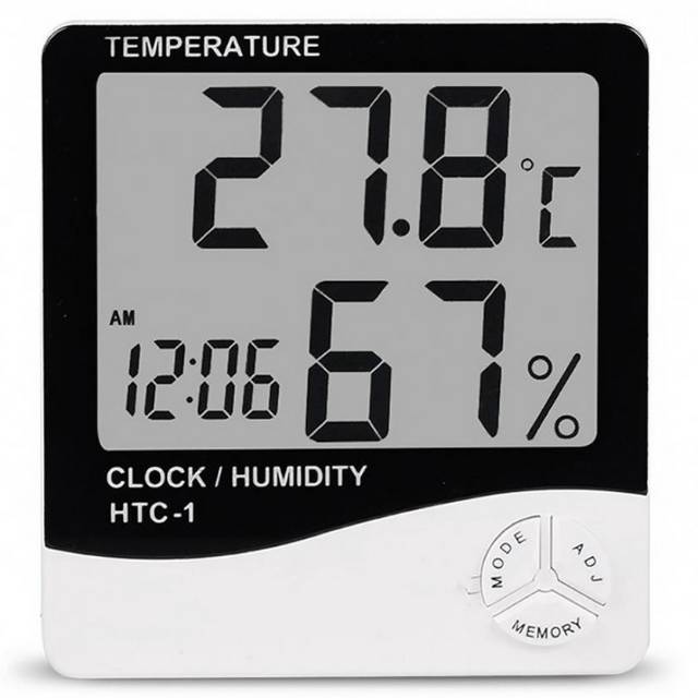 TERMOMETER RUANGAN HIGROMETER ALAT UKUR SUHU TEMPERATUR RUANGAN KELEMBABAN UDARA TAFFWARE