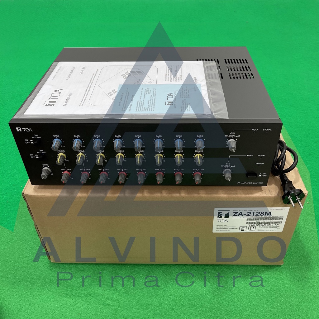TOA ZA-2128M (Mixer Power Amplifier 2x 120W / ZA 2128 M)