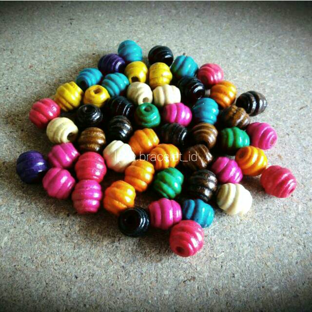 Mute kayu ULIR /manik ulir /manik manik /mute kayu