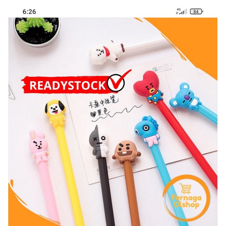 

Pena pulpen bt21 kpop murah