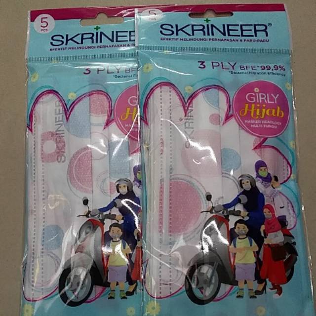 Masker Skrineer Hijab