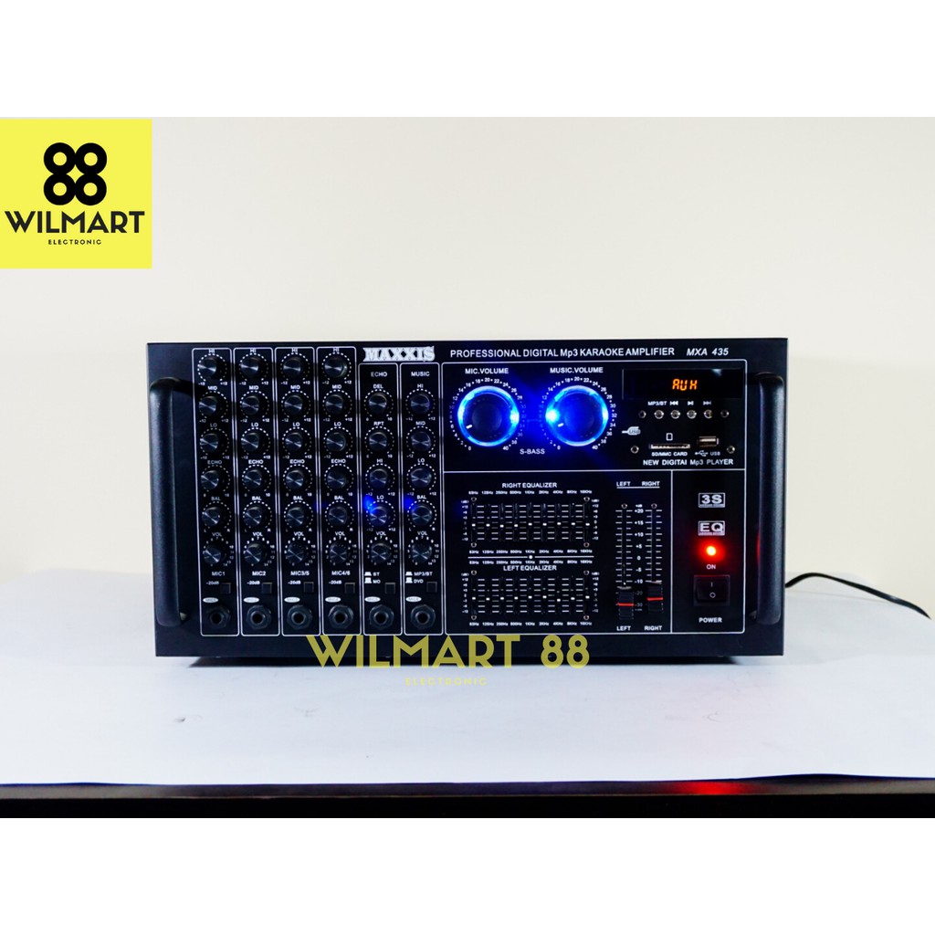 Maxxis MXA 435 | MXA-435 - Hi-Fi Karaoke Compatible - Bluetooth - Digital Power Echo System
