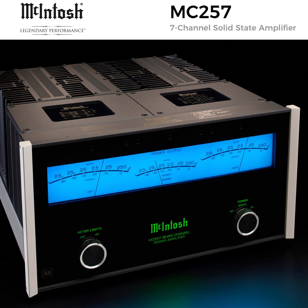 McIntosh MC257 7 channel multichannel power amplifier