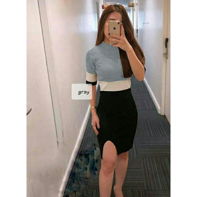 CHIKADRESS KNIT 4Warna