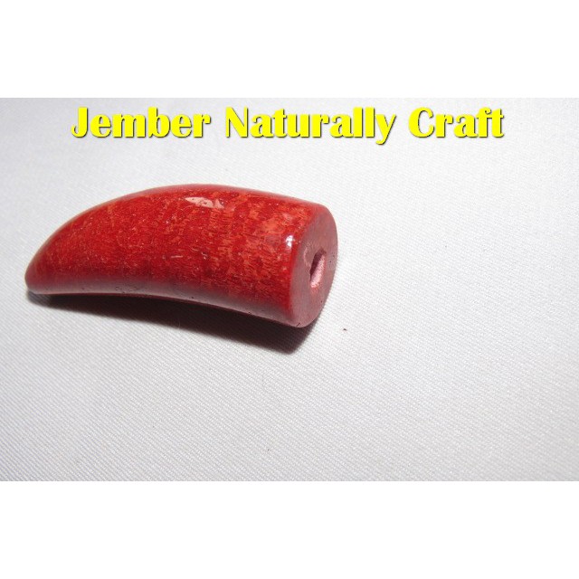 Pipa Rokok RED CORAL Batu Marjan NATURALLY CRAFT JEMBER