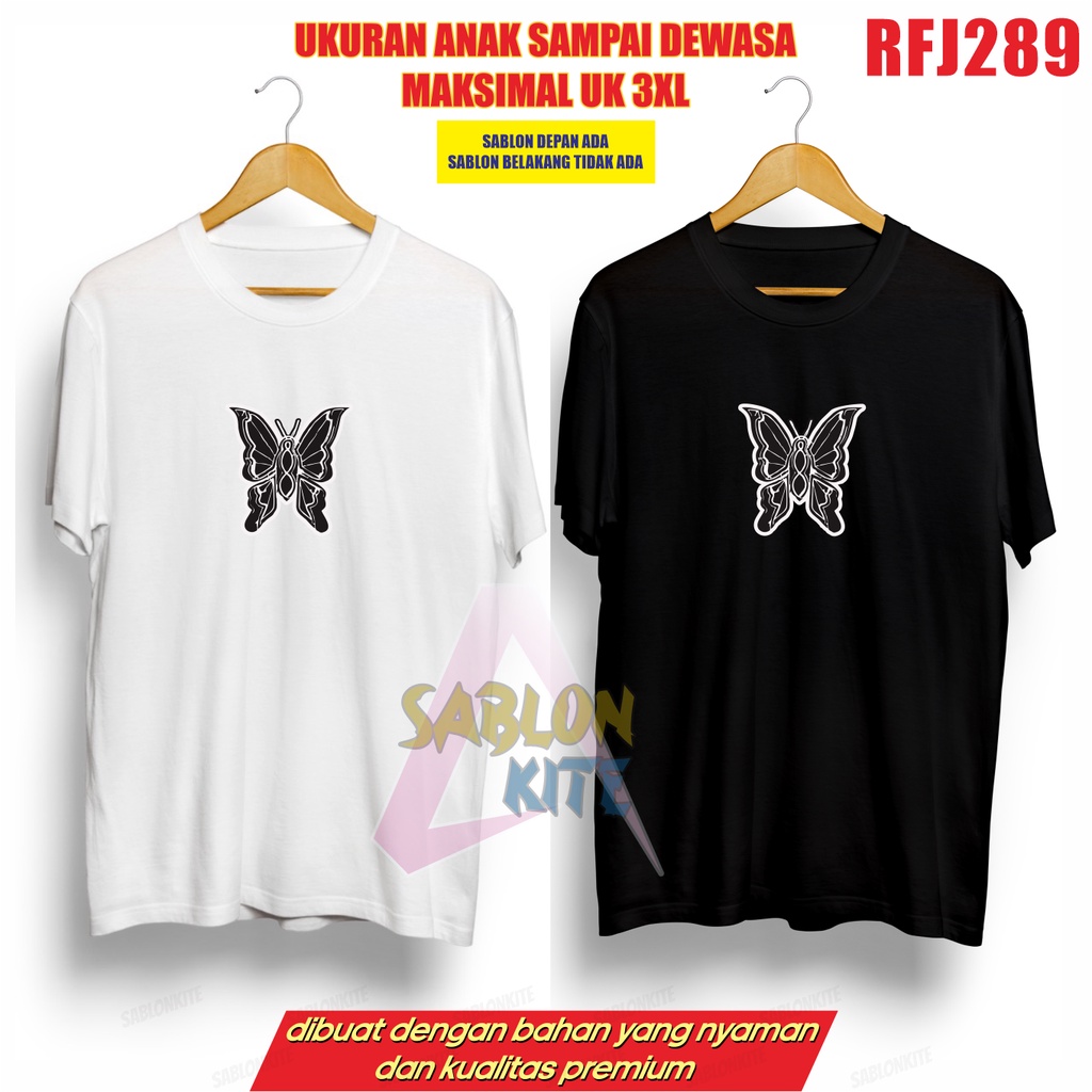 MURAH!!! KAOS JHOPE BUTTERFLY RFJ289 UP TO 3XL