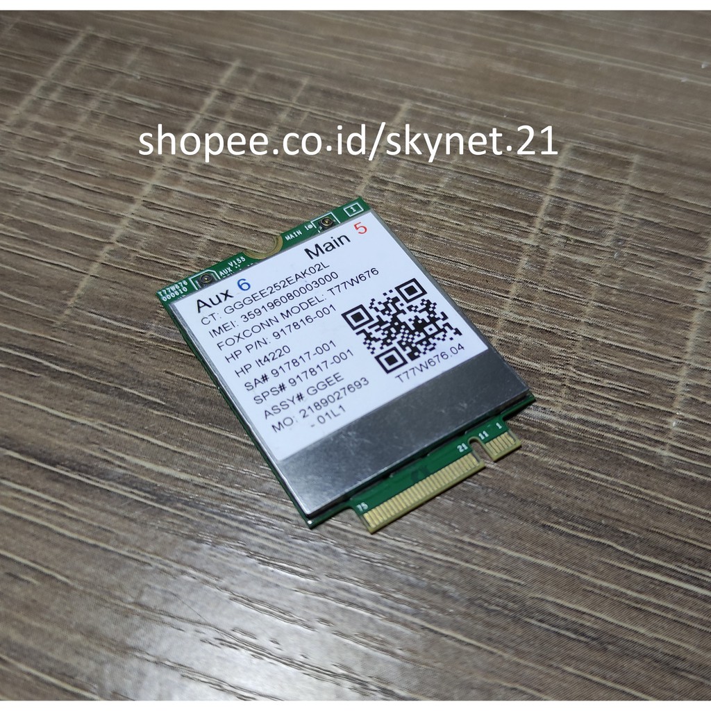 Modul LTE Modem HP lt4220 Cat 12 Wwan T77W676