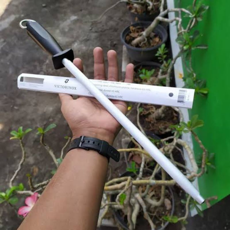 Asahan pisau stik 30 cm Victorinox sharpener 7.8513 original swiss