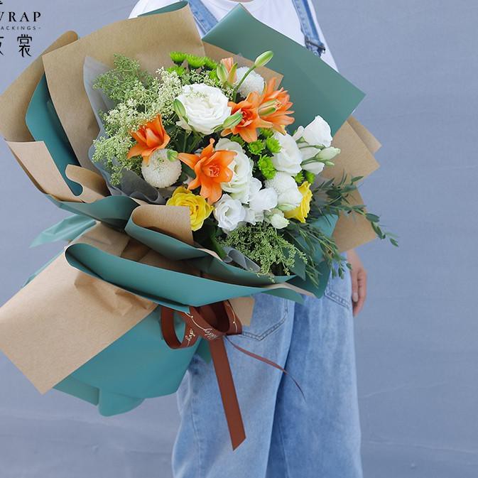 

Segera Dapatkan» [5 Lembar] Flower Wrap 2 side Choco / Kertas Bunga FW-HA ♝