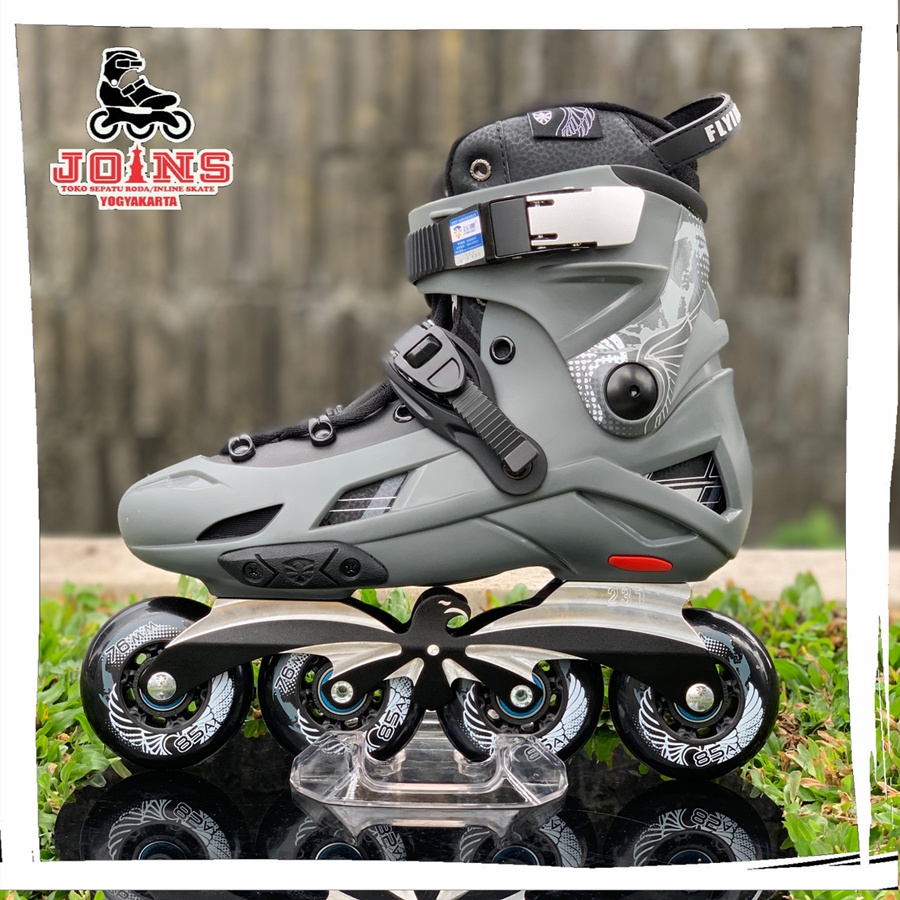 Sepatu Roda Flying Eagle Inline skate f7 Optimum Grey
