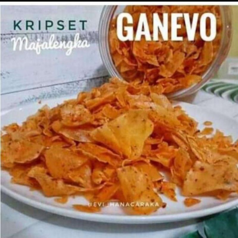 

keripik singkong ganevo / kripik setan pedas dan asin