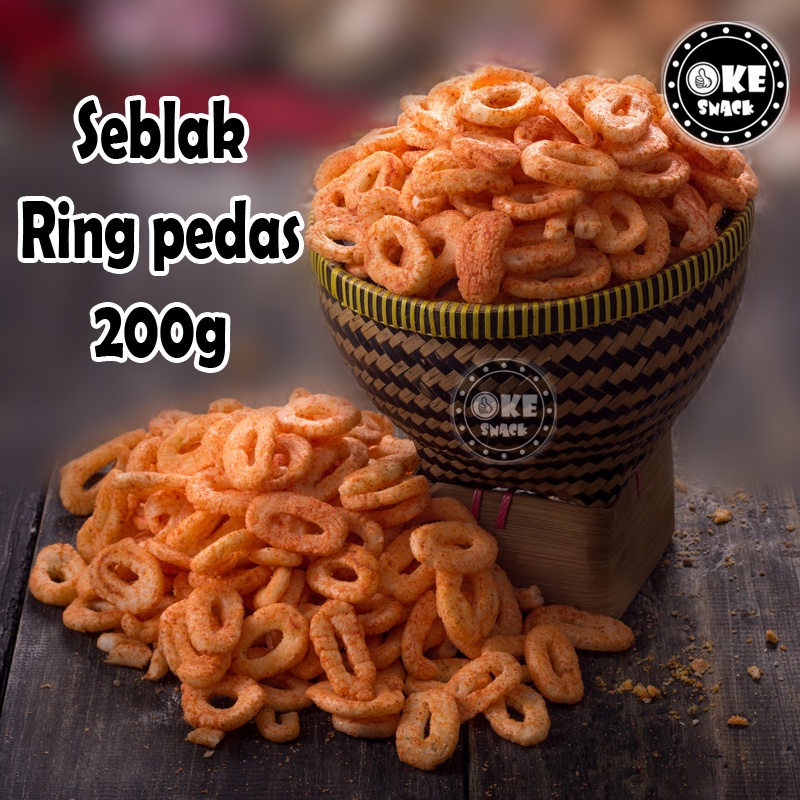 kerupuk Seblak Ring Pedas 200g