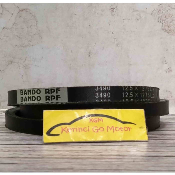 BANDO VAN BELT RPF-3490 V BELT TALI KIPAS RPF3490 FAN BELT BERGIGI