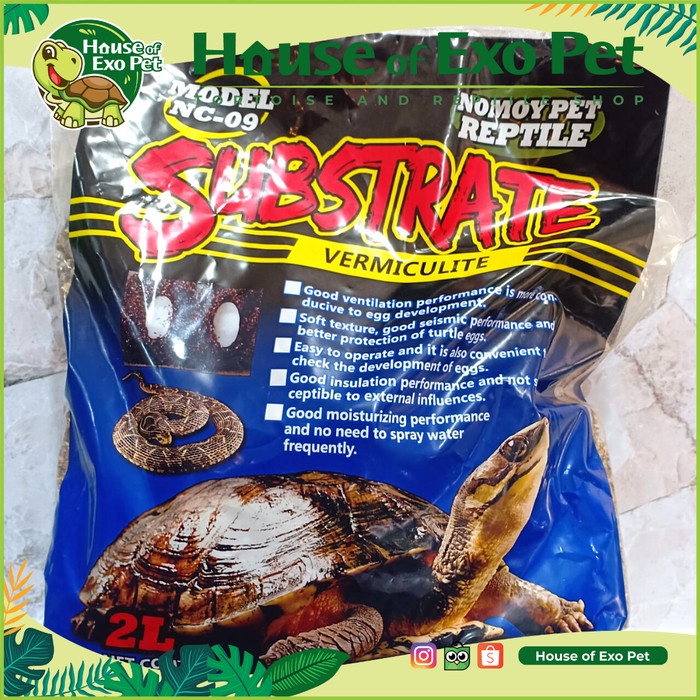 VERMICULIT NOMOY MEDIA TETAS TELUR REPTIL