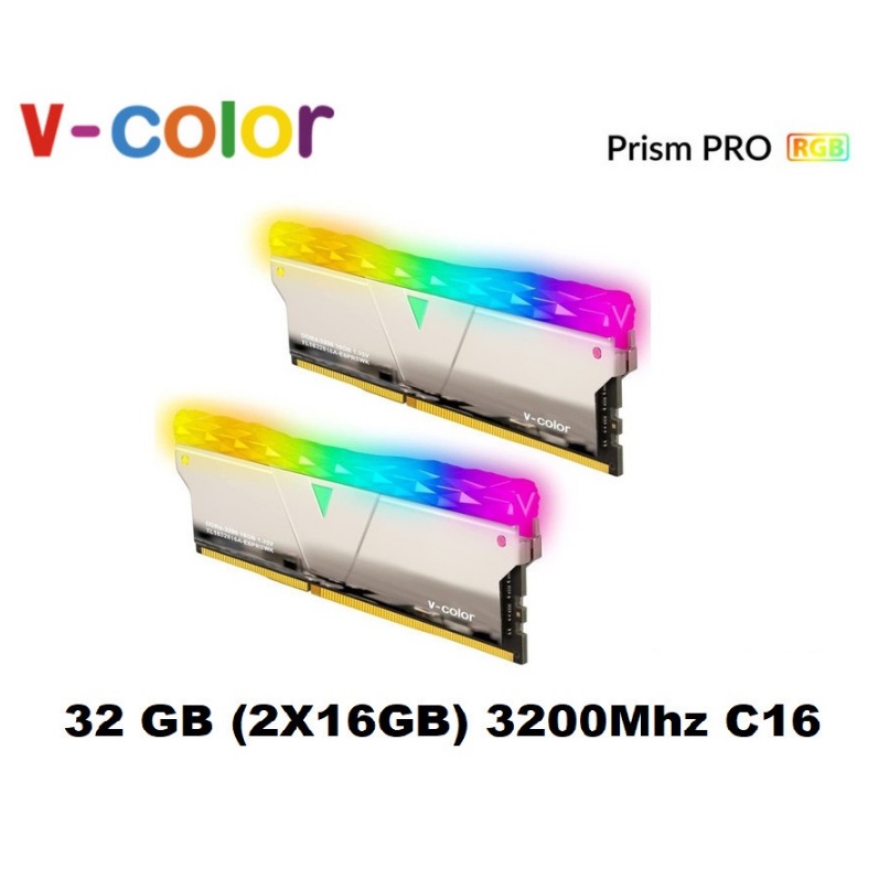 V-COLOR DDR4 PRISM PRO RGB 32GB (2x16GB) DDR4 3200Mhz