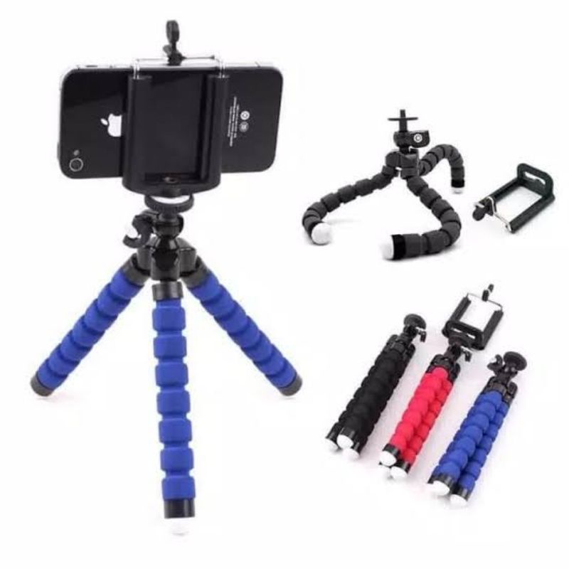 MINI TRIPOD SPIDER FLEXIBLE / TRIPOD HP ATAU KAMERA / TRIPOD MINI