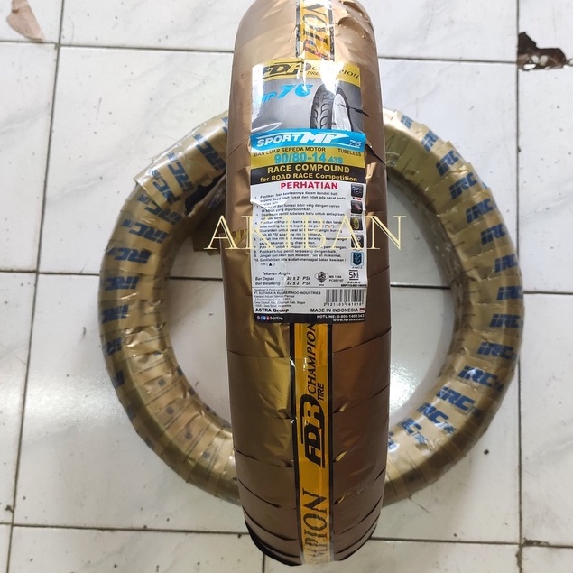 Ban FDR SPORT MP76 90/80-14 Ban FDR MP 76 90 80 14 Ring 14 Tubeless