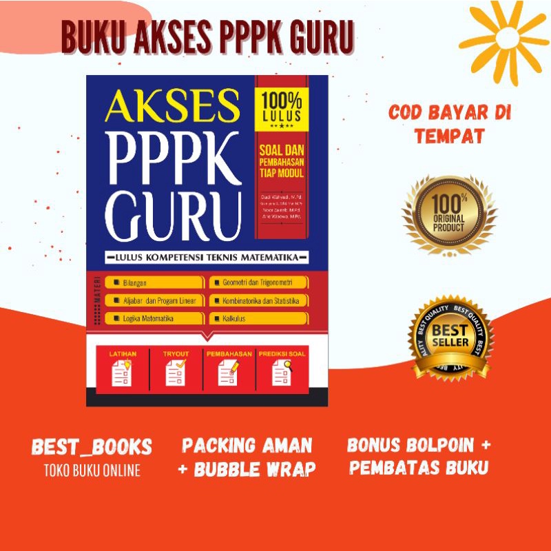 BUKU AKSES PPPK GURU LULUS KOMPETENSI TEKNIS MATEMATIKA / CPNS PPPK GURU
