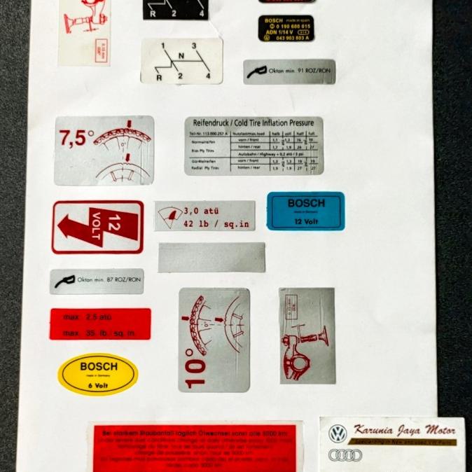 Bergaransi - STIKER BODI VW KODOK DI PART VW SPAREPART VW