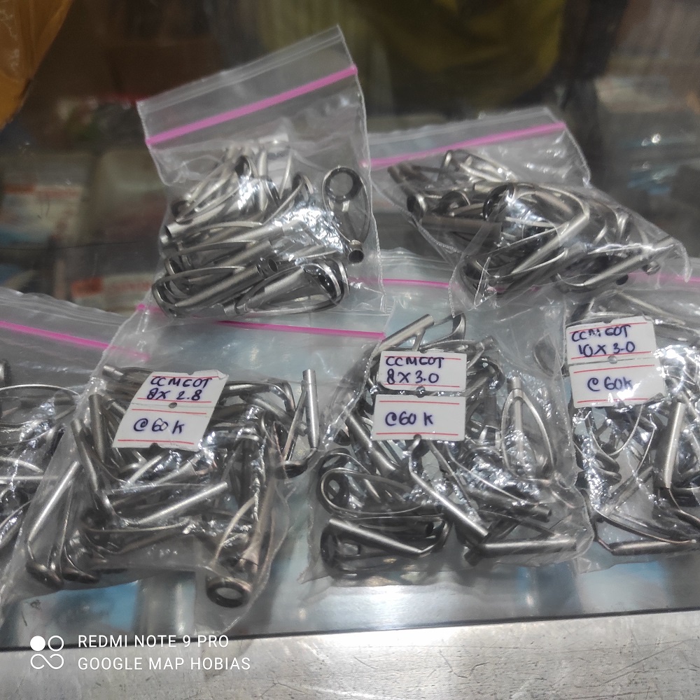 Top Ring Guide fuji Ting top ring ujung Joran Pancing CCMGOT