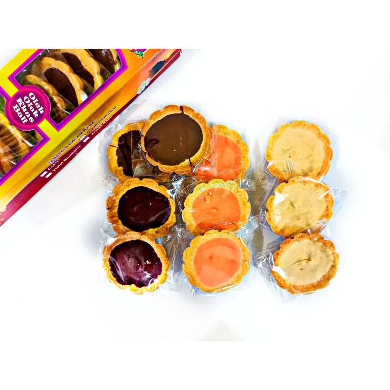 PIE SUSU KERING VARIANT RASA TIRAMISU,COKELAT DAN ORANGE (10 PCS)