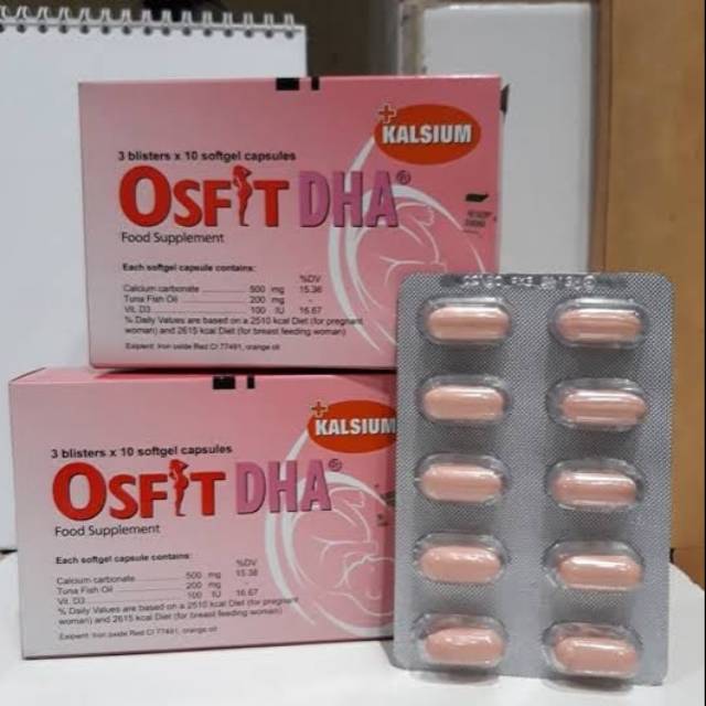 OSFIT DHA isi 30 kapsul