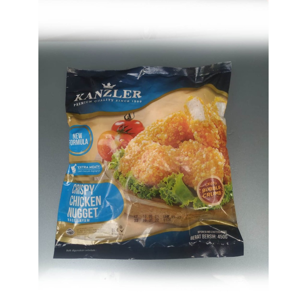 

Kanzler Crispy Chicken Nugget Naget Ayam krispi 450 Gram gr