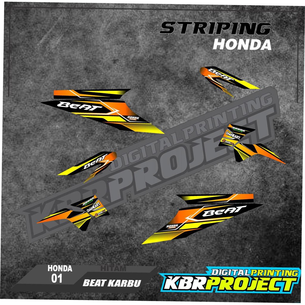 cod Striping Beat Karbu 2008 2009 2010 2011 2012 Variasi Stiker Skotlet Motor List TRANSPARAN