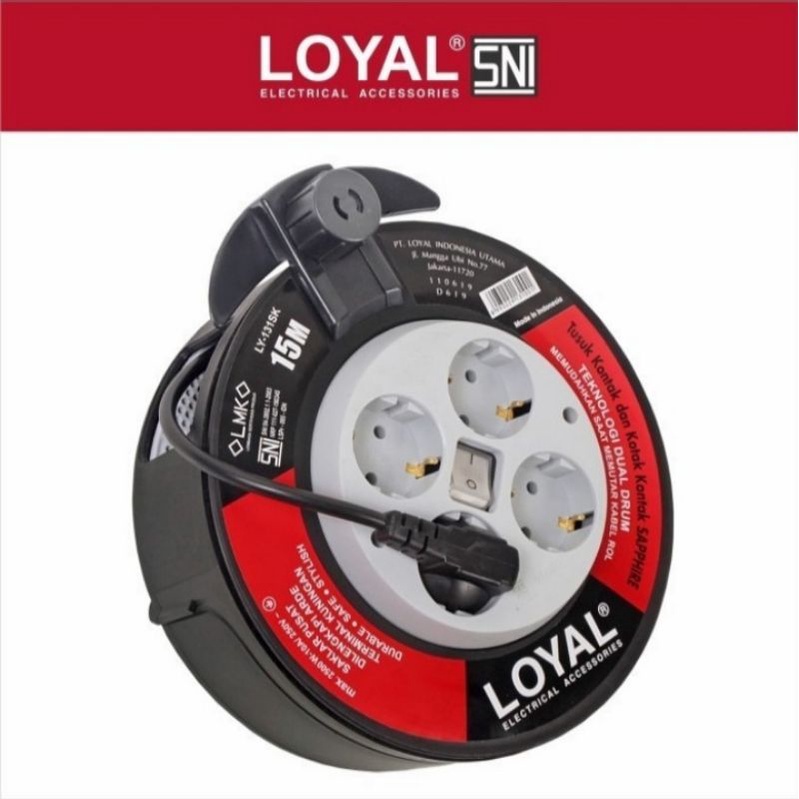 Box Kabel / Rol Kabel 15M Saphire Loyal LY-131SK