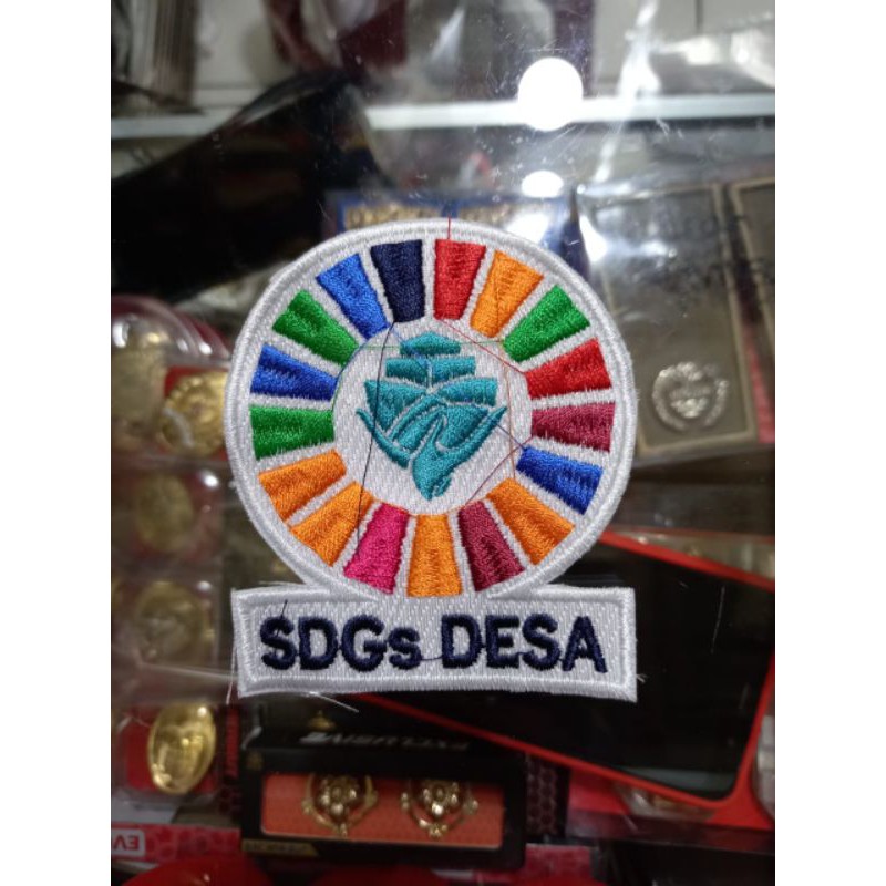 logo sdgs desa#bordir SDGs desa
