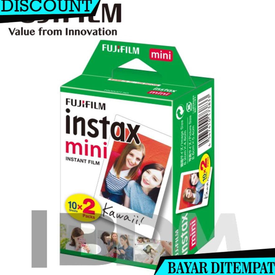 (BAYAR DITEMPAT) FUJIFILM REFILL INSTAX MINI TWINPACK PLAIN - 20 LEMBAR NA3379