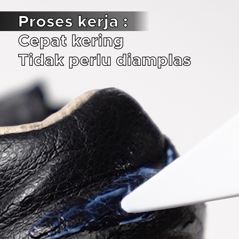 Fabio - Dempul Kulit Leather Filler ke kulit sepatu tas sofa jok mobil