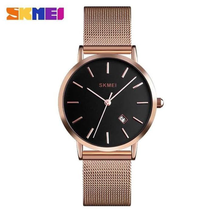 SKMEI Jam Tangan Analog Pria 1530 Rose Gold